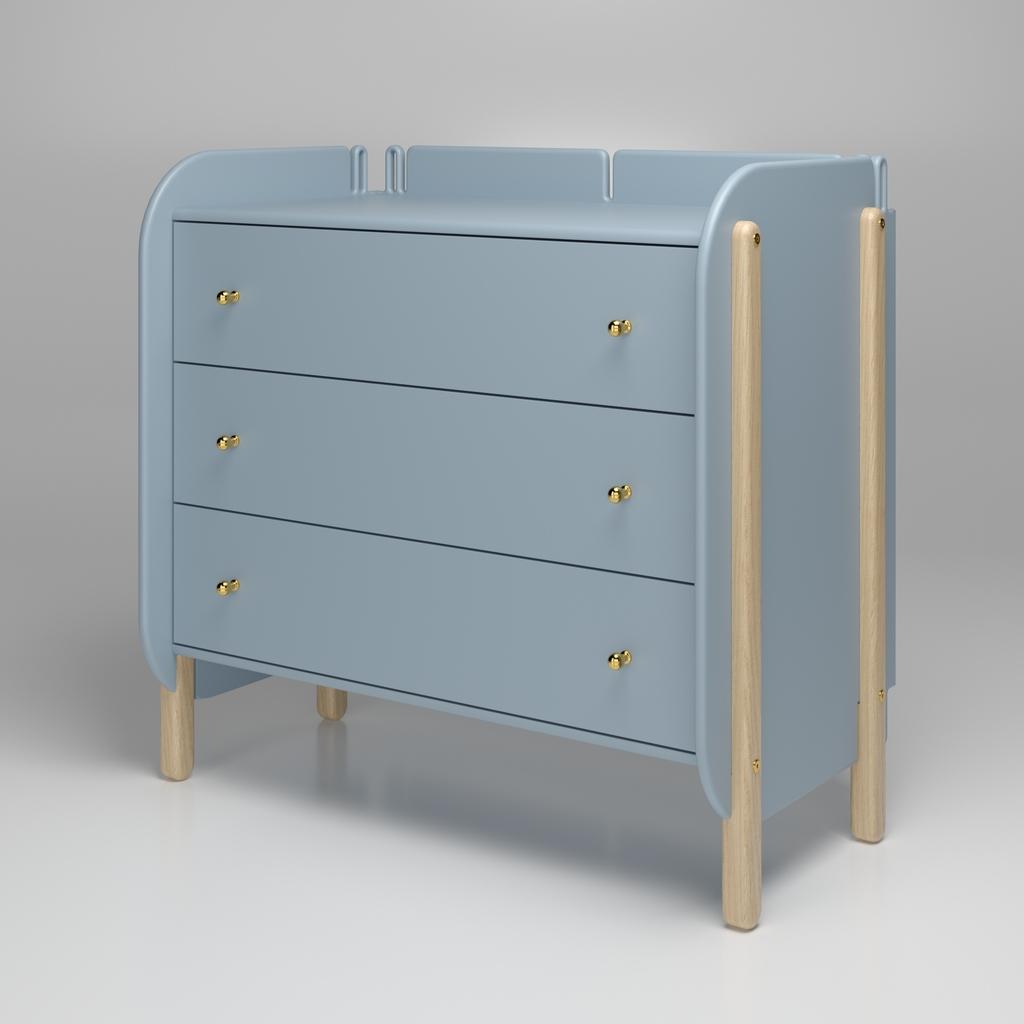 Комод "Baby Chipak - Just 3.0" оловянный