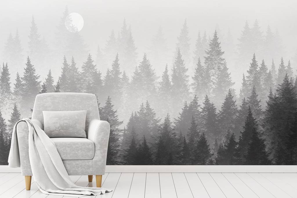 Обои "Лунный лес"