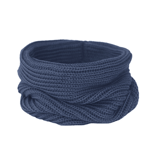 Снуд джинсово-синий