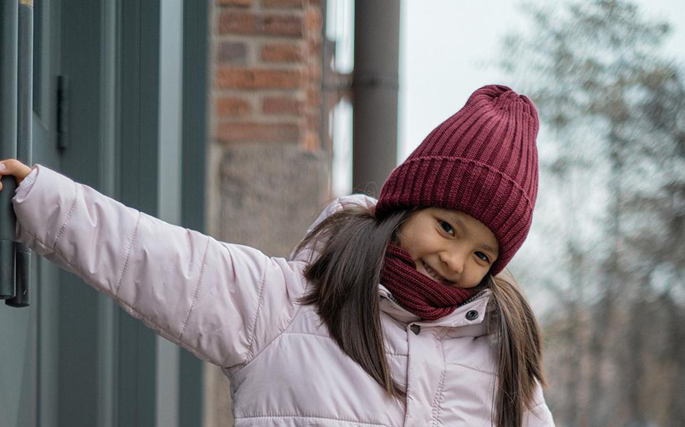 Шапка бордовая темная