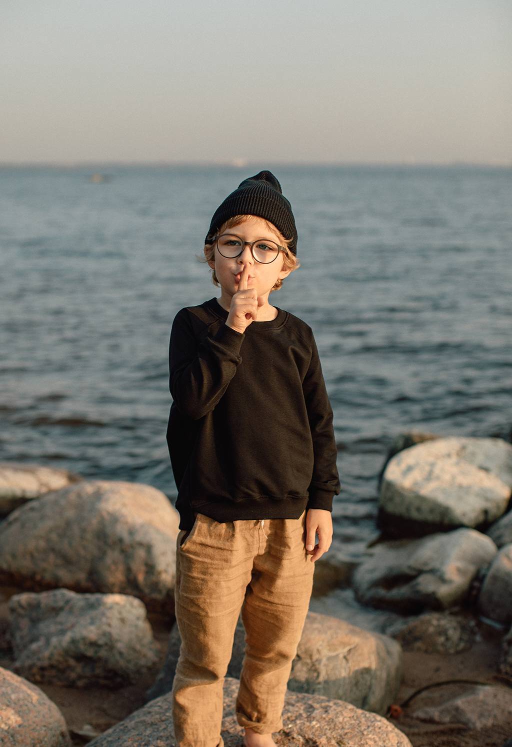 Хлопковая шапка черная