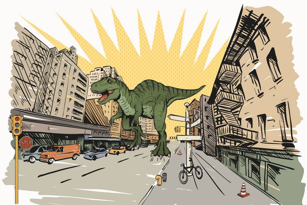 Обои "Динозавр Рэкс"