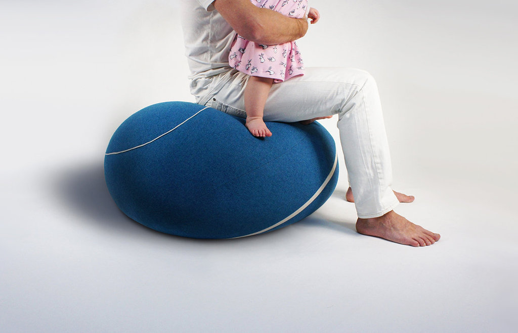 Пуф-камень шитый "Юнона"