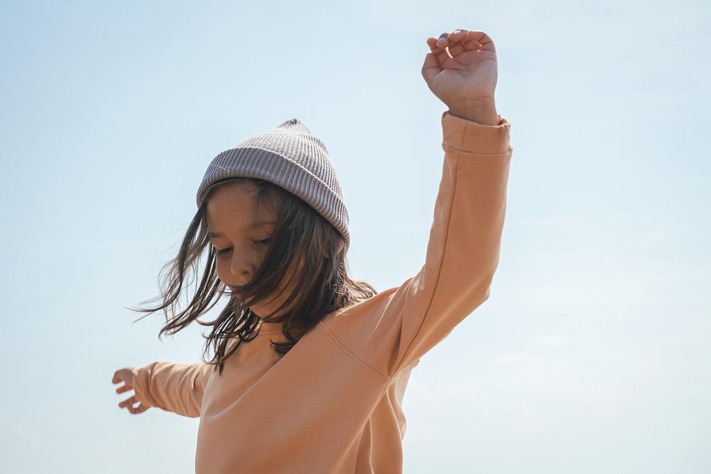 Свитшот оверсайз пастельно-терракотовый