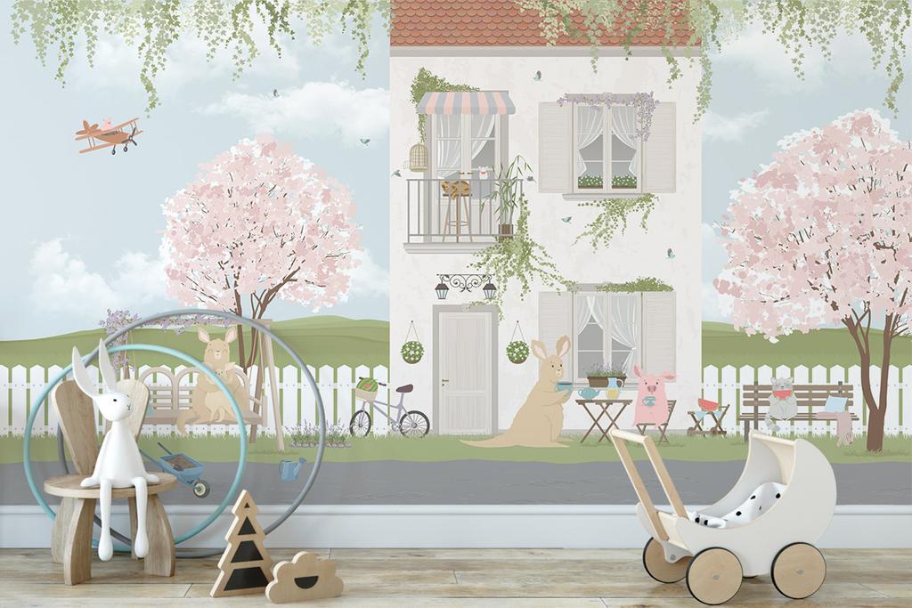 Обои "Летний сад"