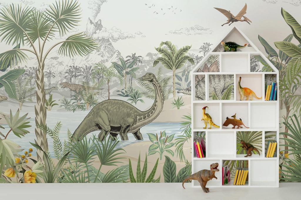 Обои "Мир динозавров"