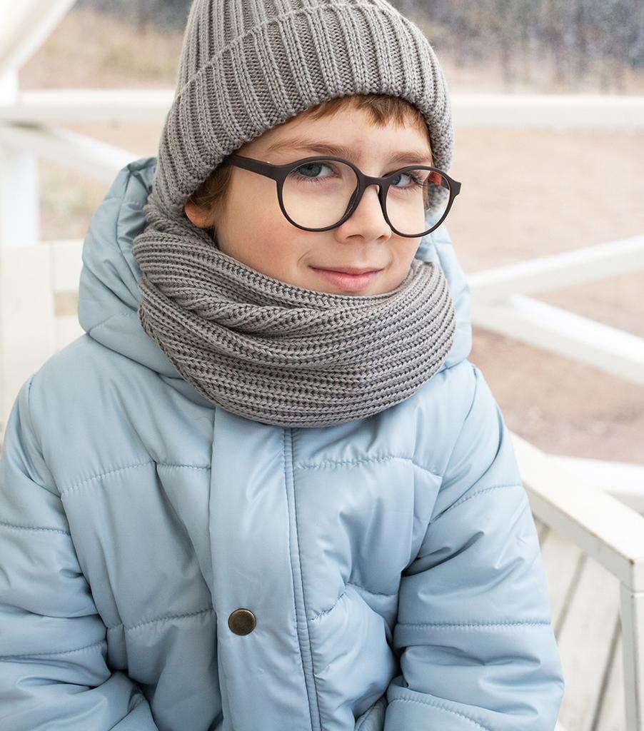 Снуд серый sharkskin