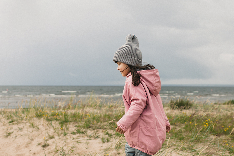 Парка детская розовая