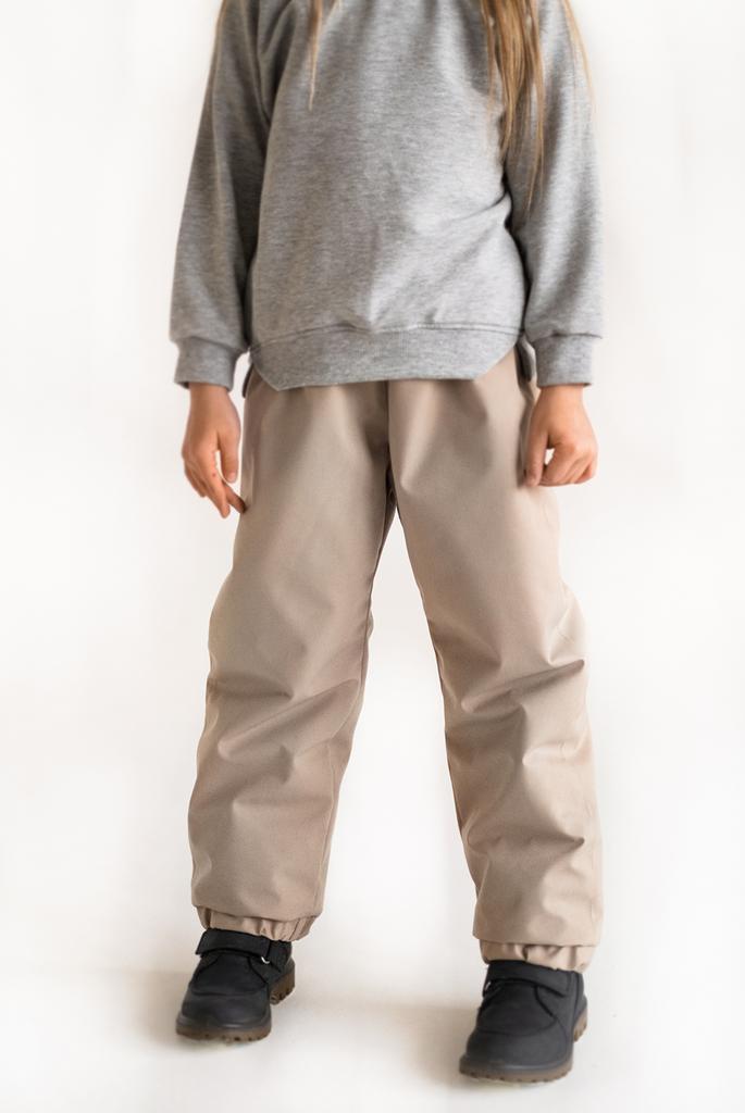 Утеплённые брюки бежевые (мембрана)