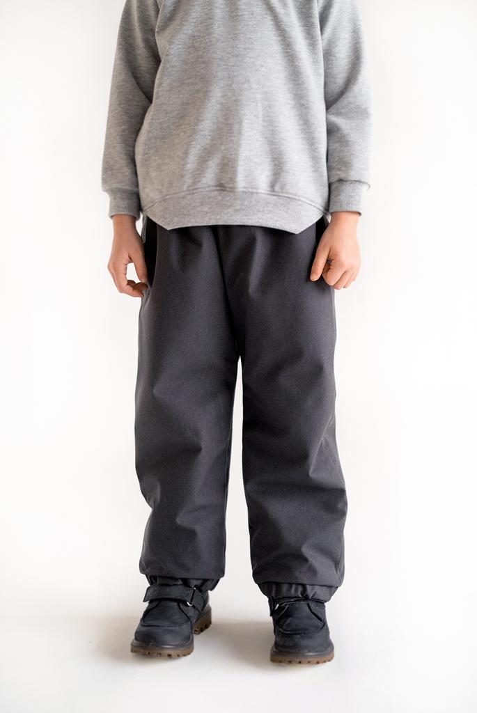 Утеплённые брюки антрацит (мембрана)