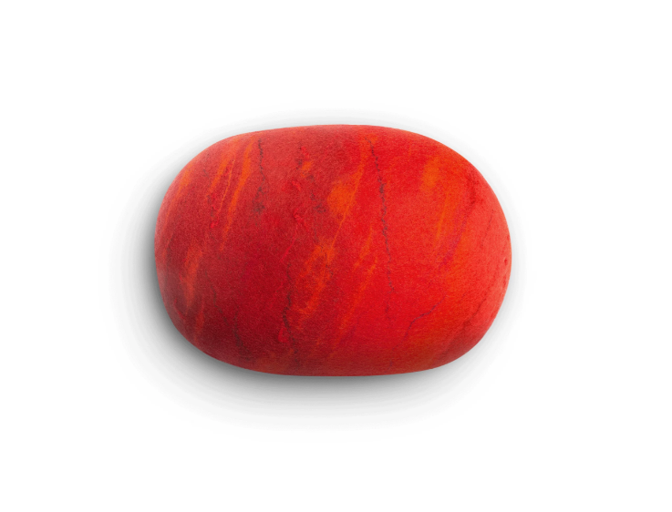 Пуф-камень "Красный камень"