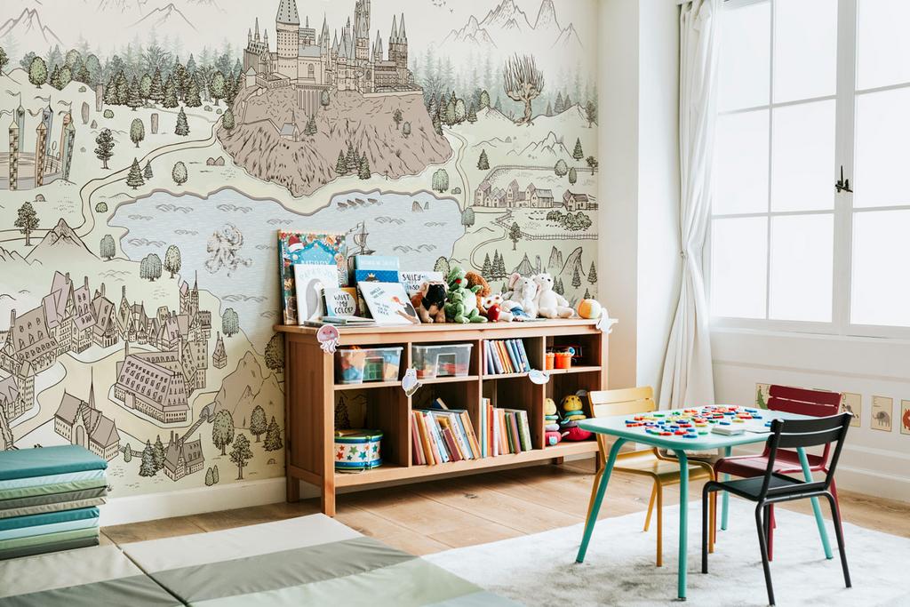 Обои "Карта Хогвартса"