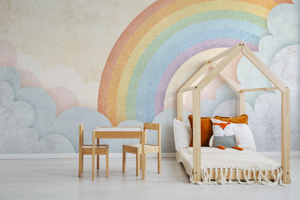 Обои "Текстурная радуга"