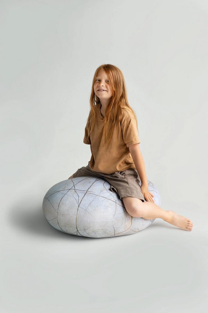 Пуф-камень White Gold