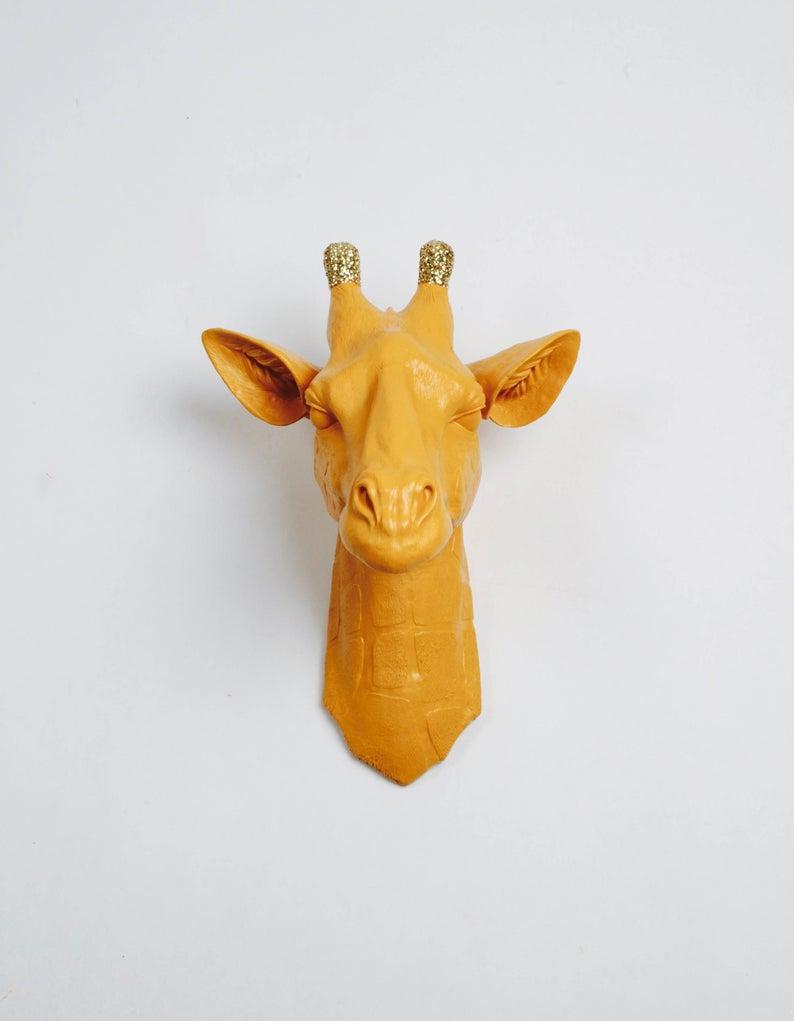 Декоративная голова "Жираф цветной"