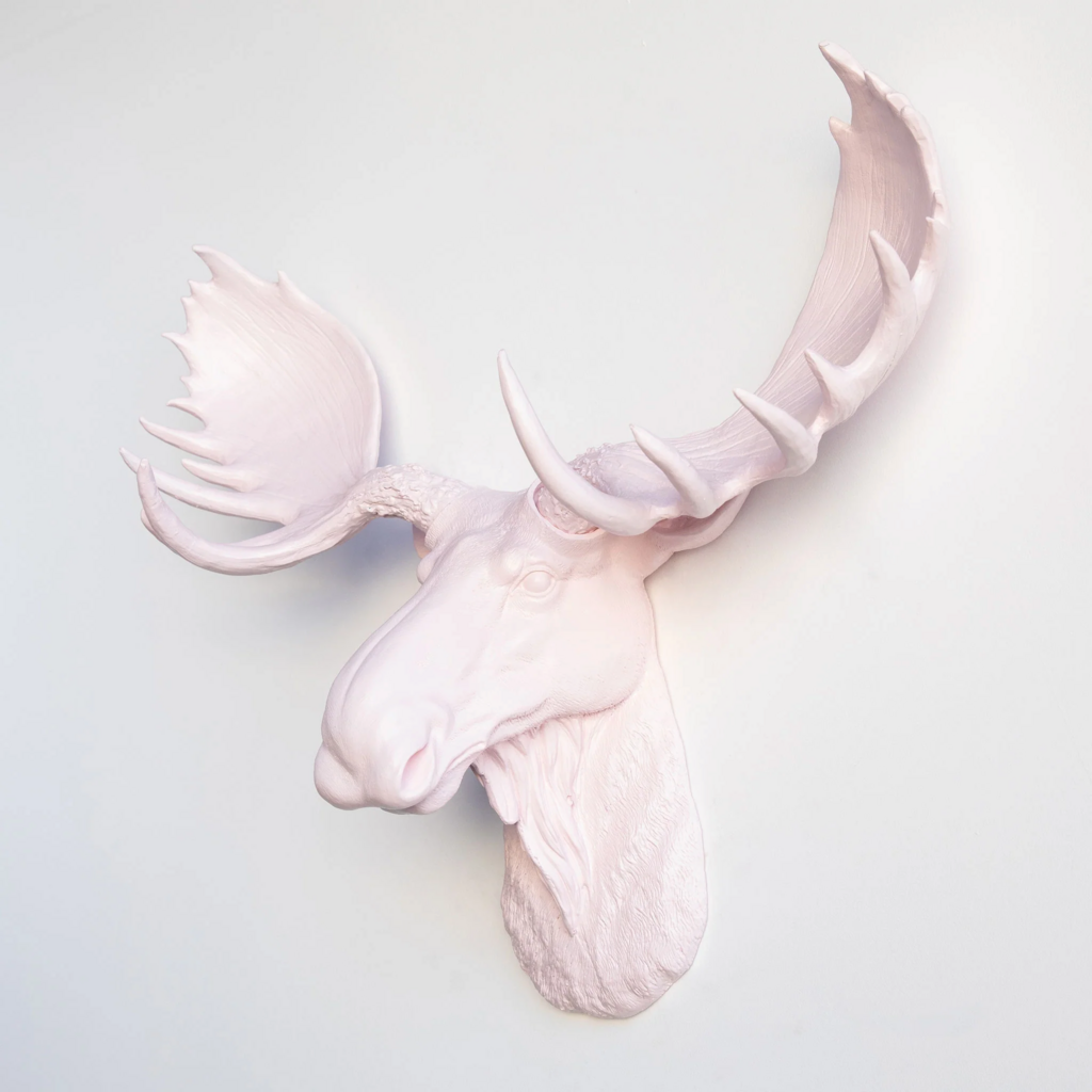 Декоративная голова "Лось " (цвет на выбор)