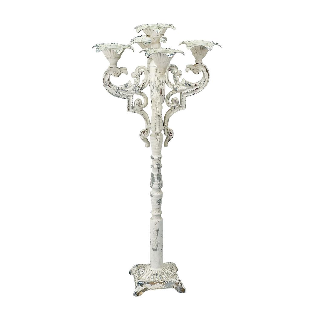 Канделябр Вензель на 5 свечей 75 см