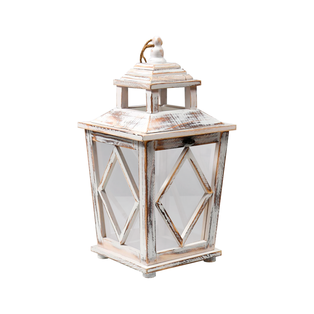 Подсвечник дерево Ромб 40х20х20 см