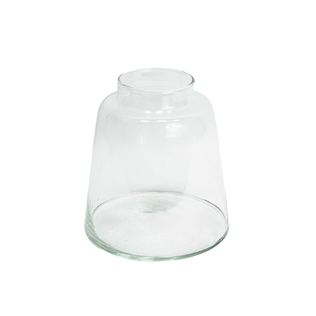Ваза стеклянная 18х16,5х7,5 см
