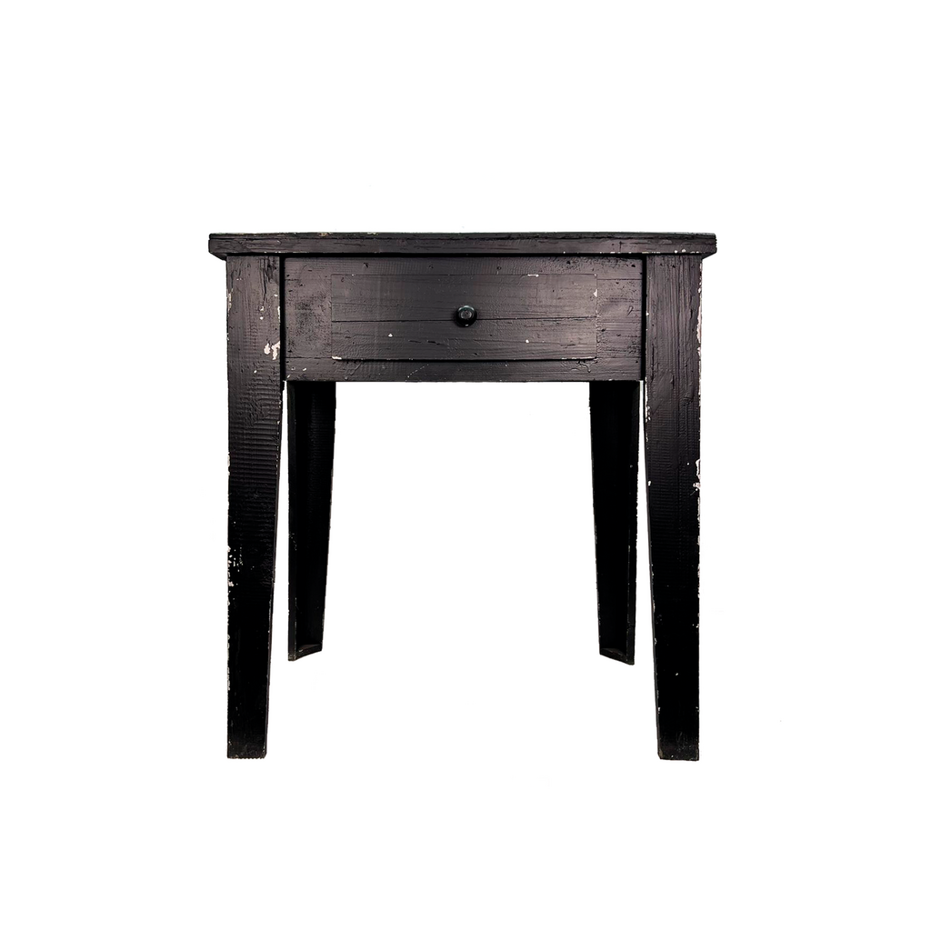 Консоль с ящиком черная