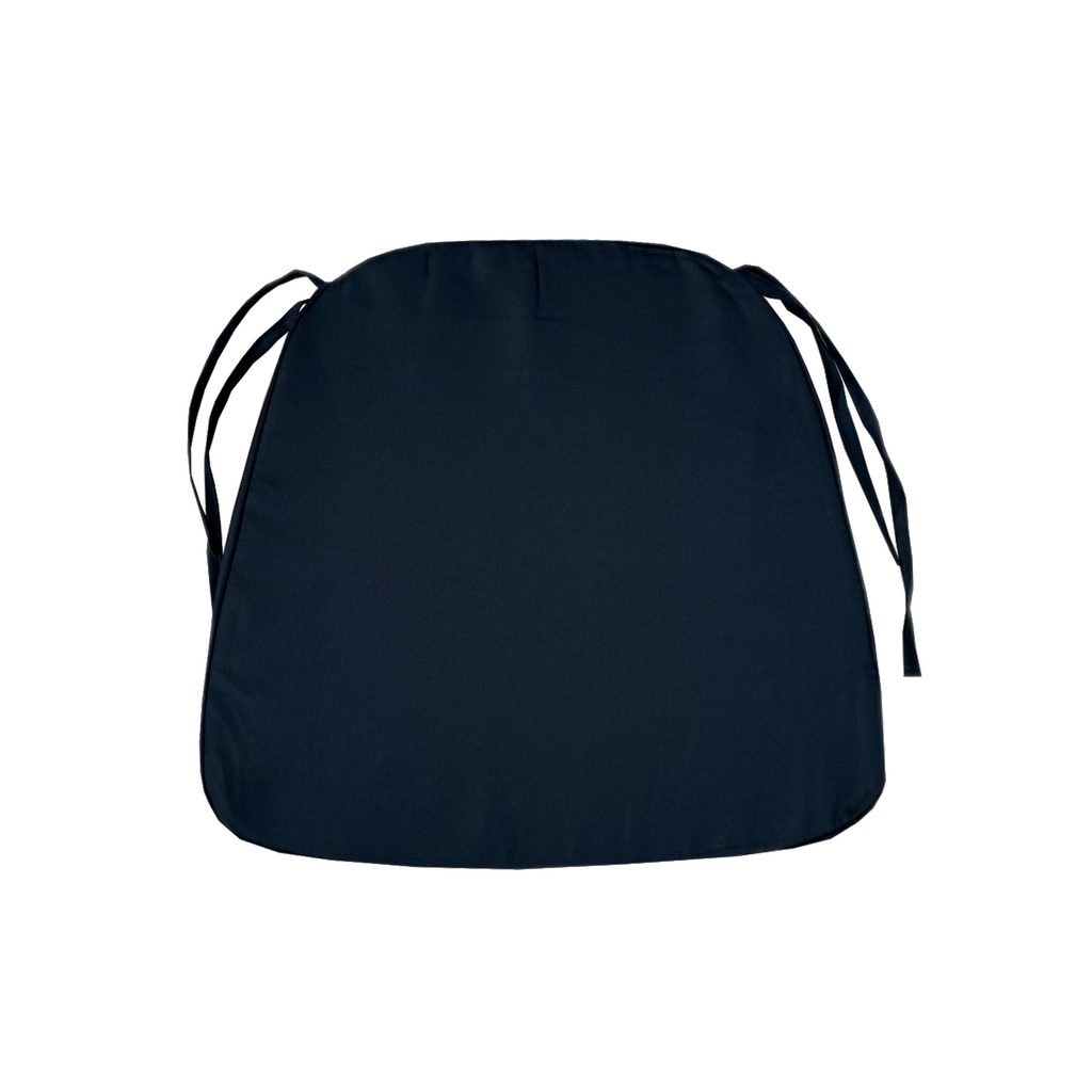 Подушка на стул чёрная