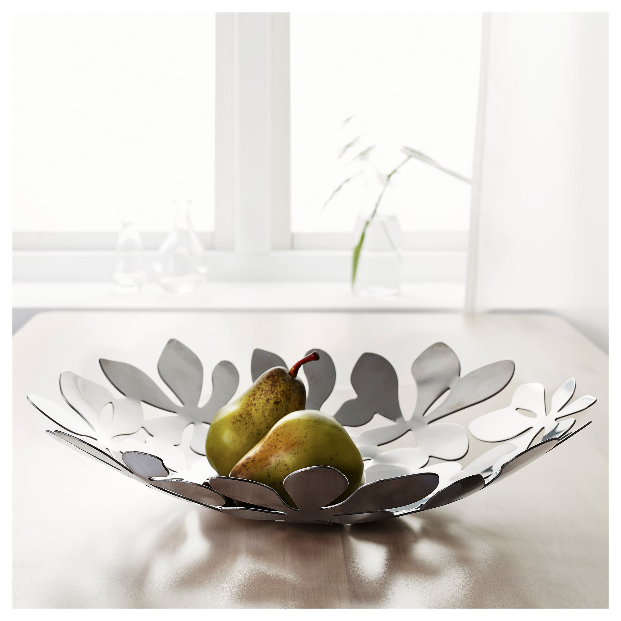 STOCKHOLM IKEA Dekorativ kasa, metal rəngi, 42 sm (MƏHSUL SATIŞDA MÖVCUD DEYİL)