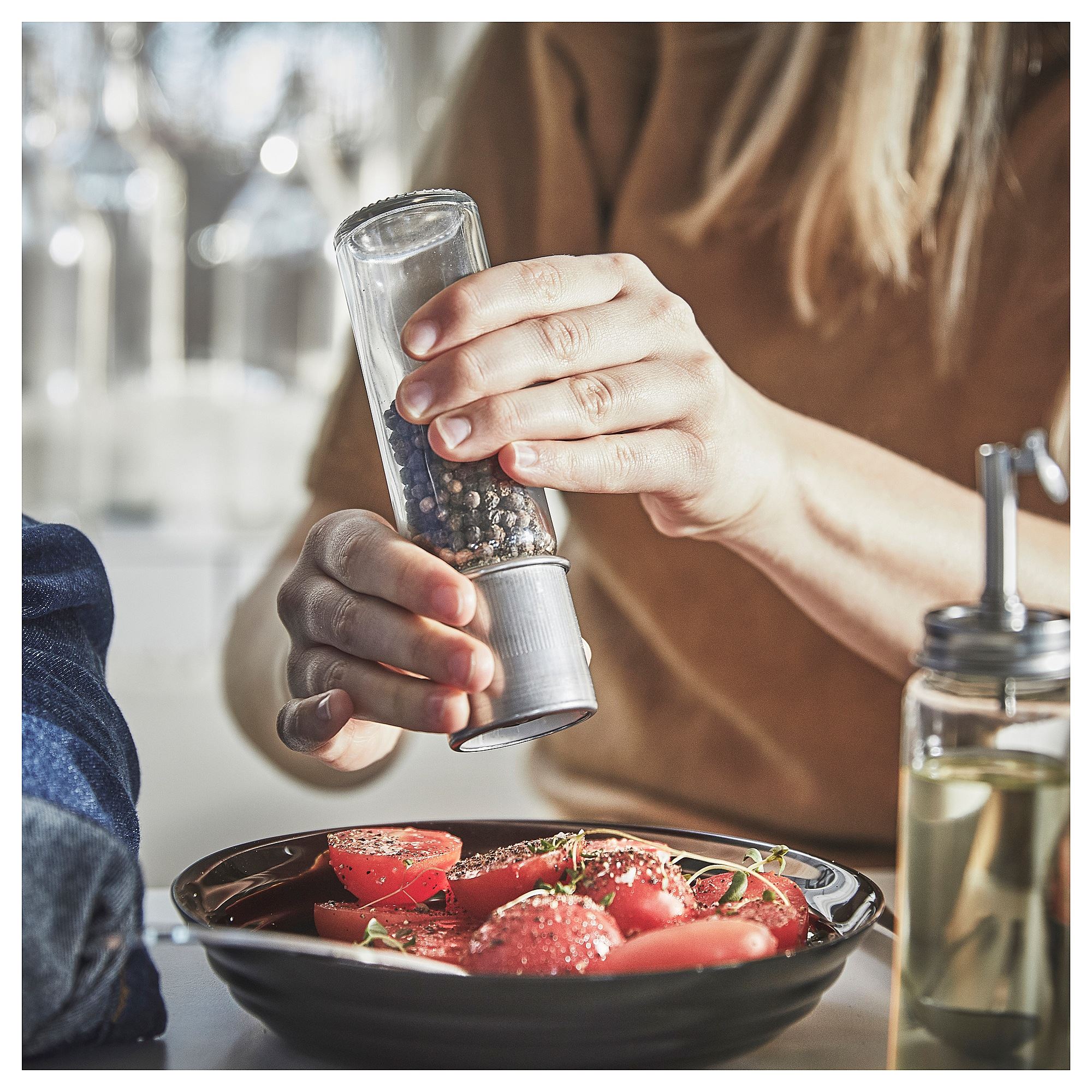 CITRONHAJ IKEA Ədviyyat üyüdücü, şüşə, 15 sm