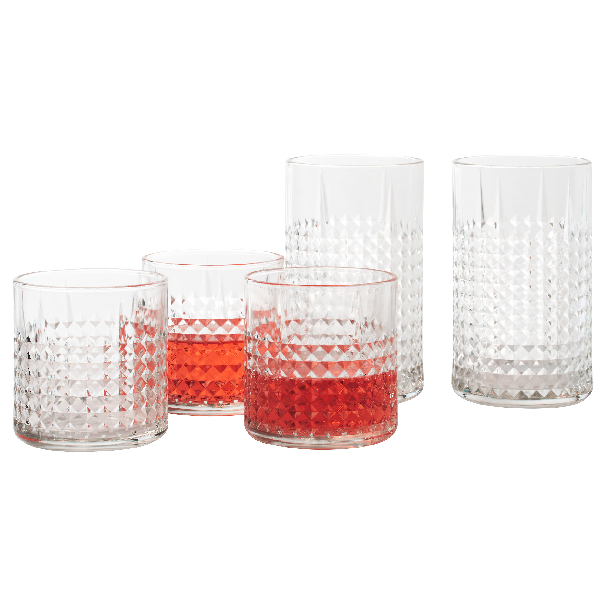 FRASERA IKEA Stəkan, şəffaf şüşə, 450 ml