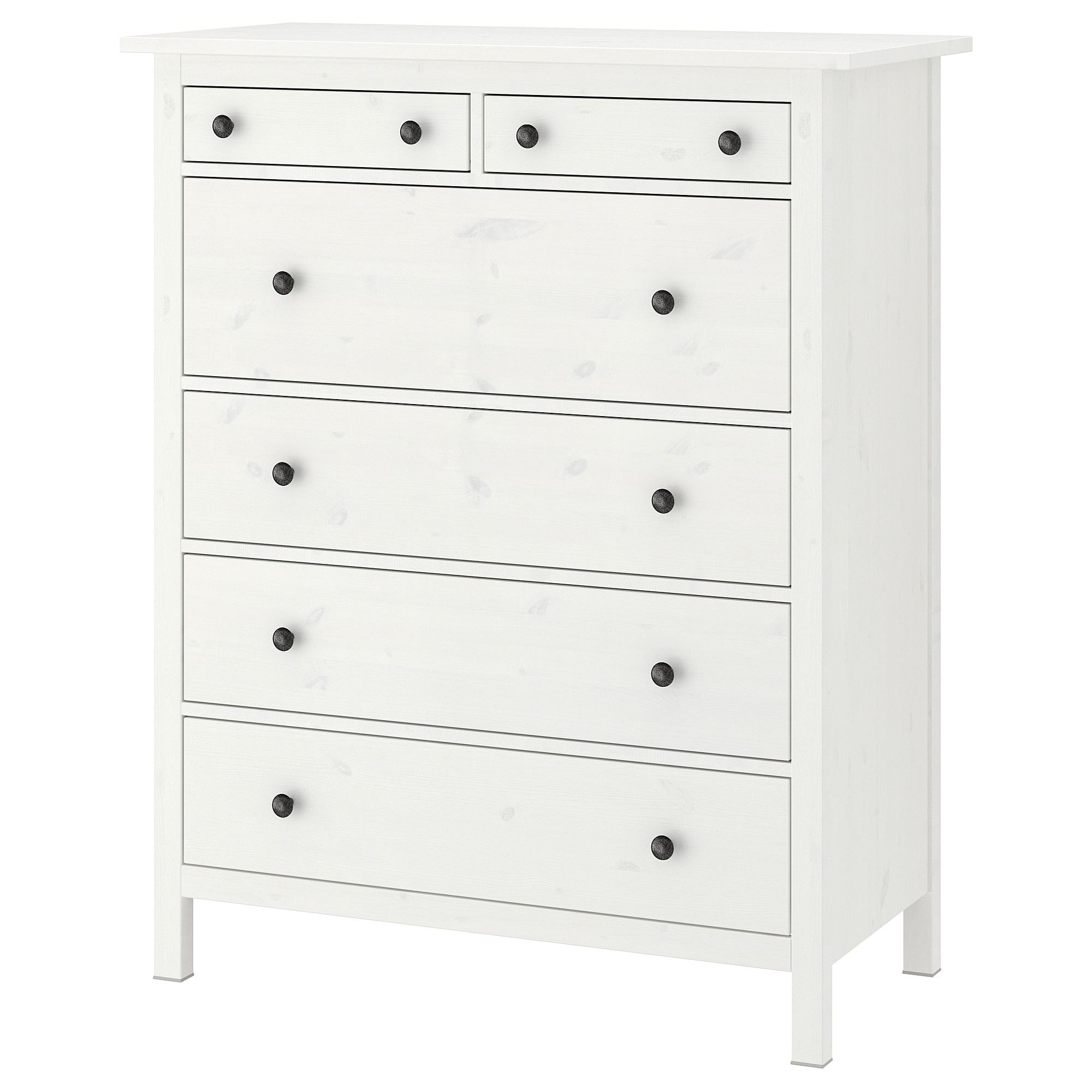 HEMNES IKEA Komod, 6 siyirməli, 108x130 sm, ağ