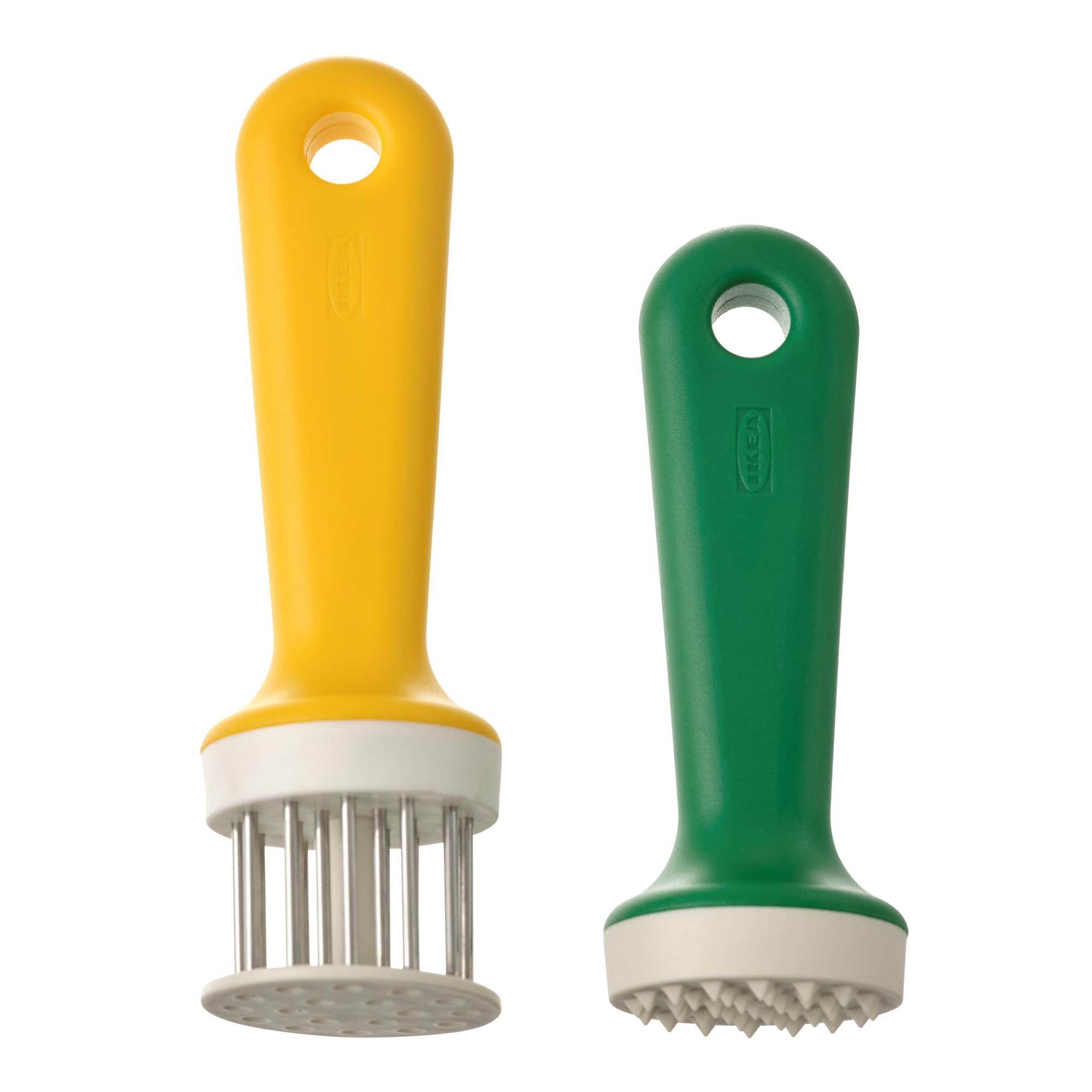 UPPFYLLD IKEA Ət yumşaldıcı, sarı-yaşıl, 2 əşya