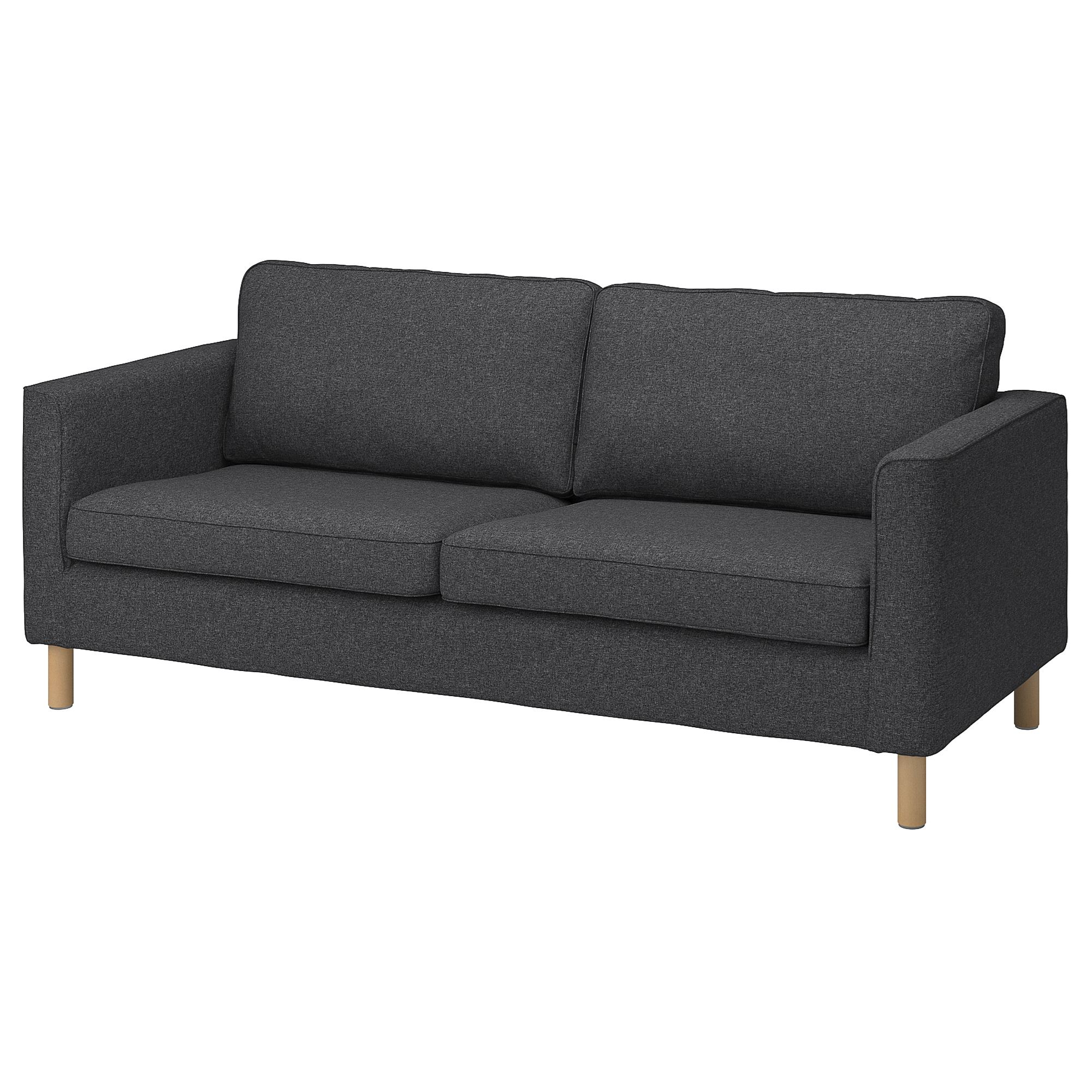 PARUP IKEA 3-nəfərlik divan, Gunnared tünd-boz