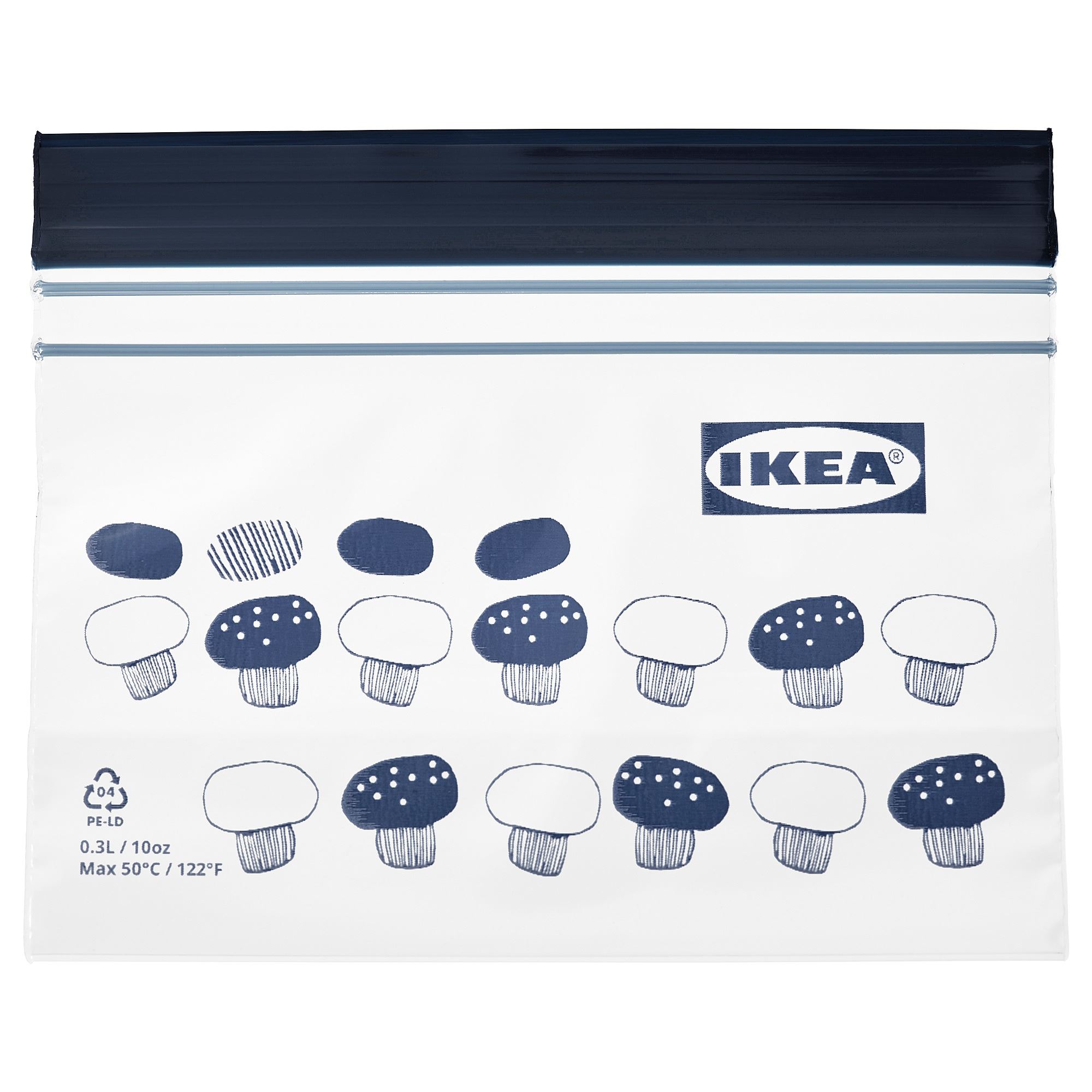 ISTAD IKEA ИСТАД Paket bağlanabilən, şəkilli/göy 0.3 lt. (MƏHSUL SATIŞDA MÖVCUD DEYİL)