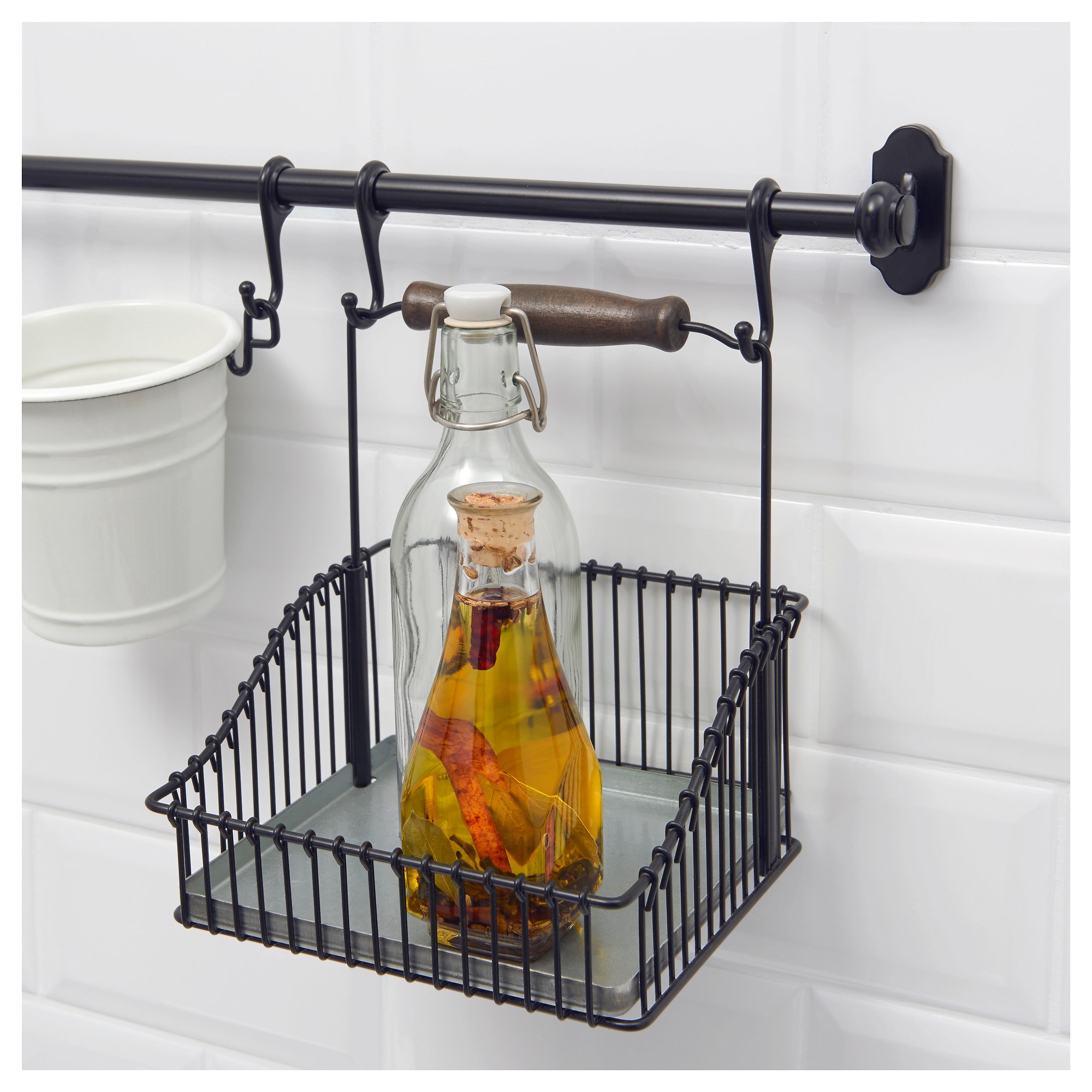 FINTORP IKEA Səbət, qara. (MƏHSUL SATIŞDA MÖVCUD DEYİL)