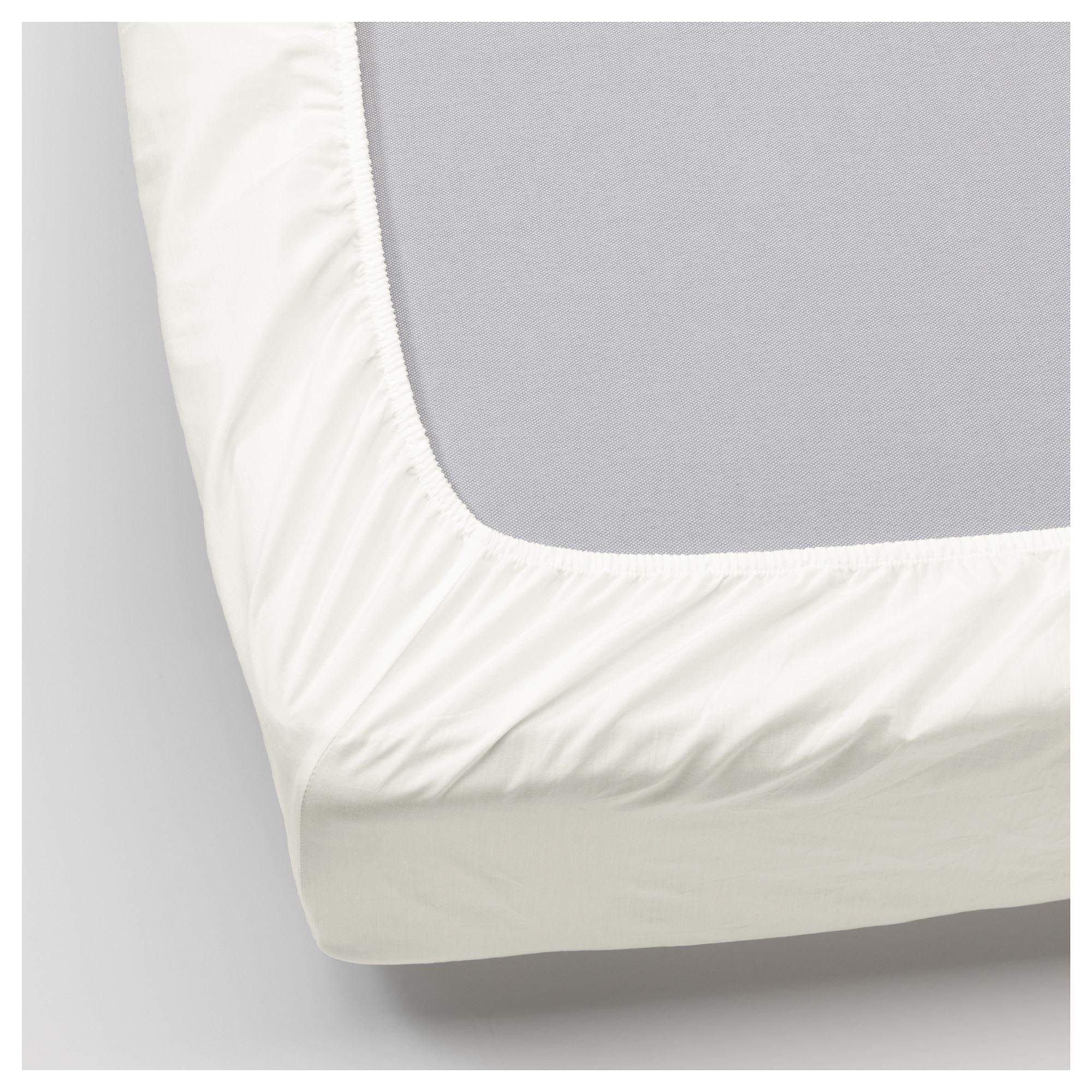 ULLVIDE IKEA Döşək üzü, rezinli, ağ