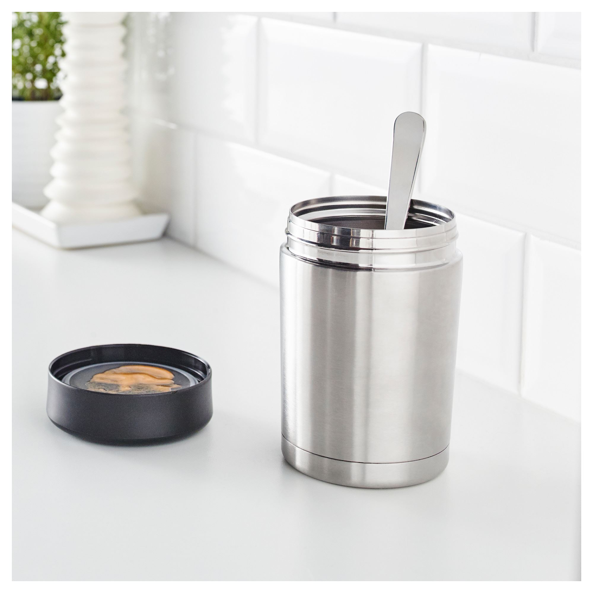 EFTERFRAGAD IKEA Yemək üçün termos, paslanmaz polad, 0.5 lt.