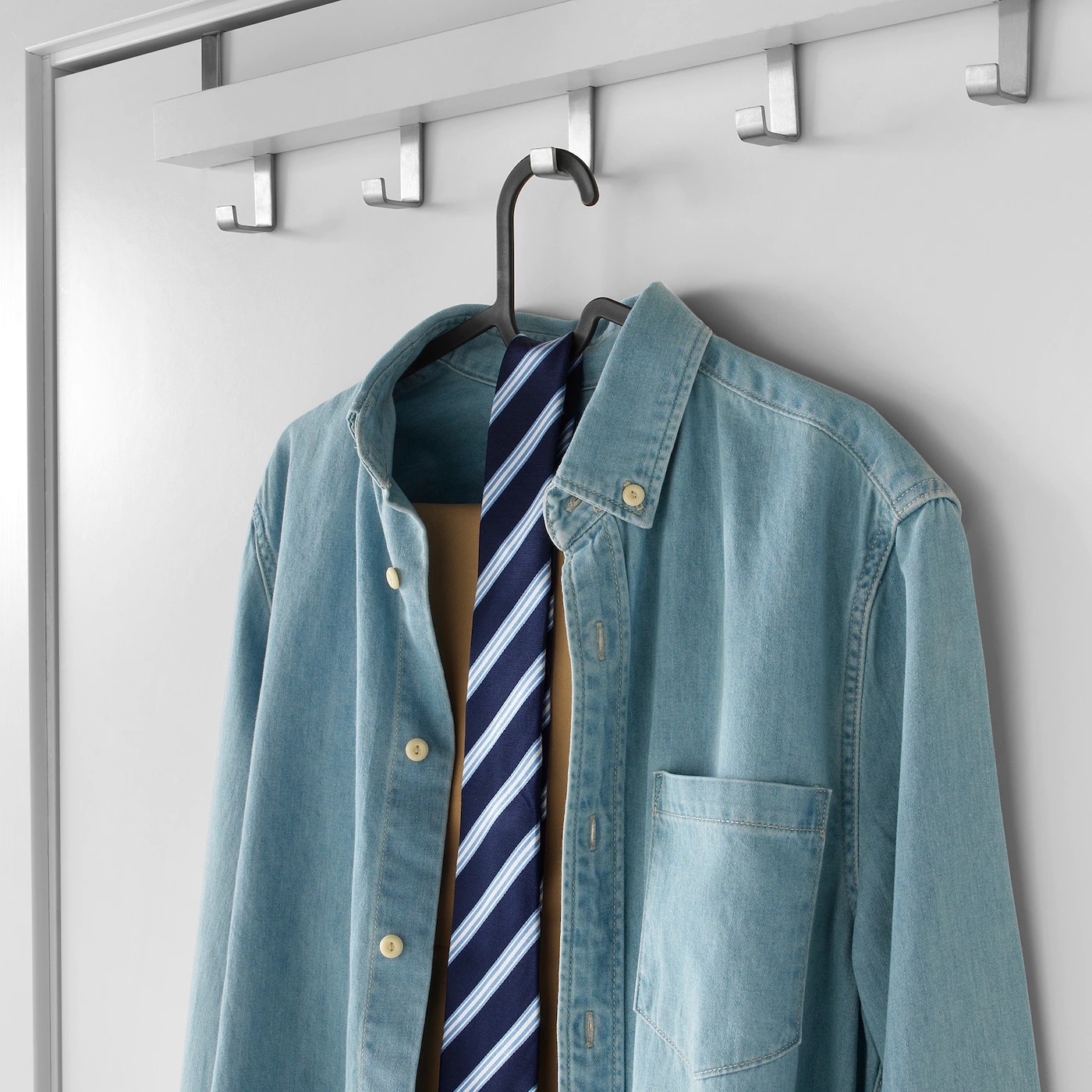 SPRUTTIG IKEA  Asılqan, qara, 10 ədəd