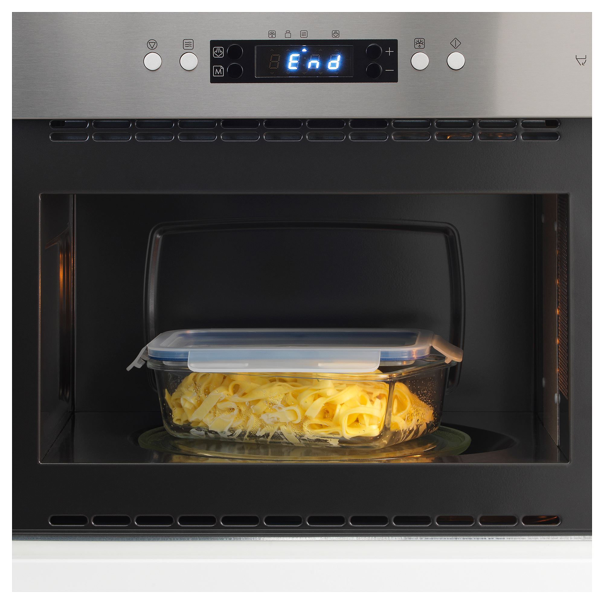 IKEA 365+ Qapaqlı konteyner, düzbucaqlı formalı/şüşə, plastik 1 lt.