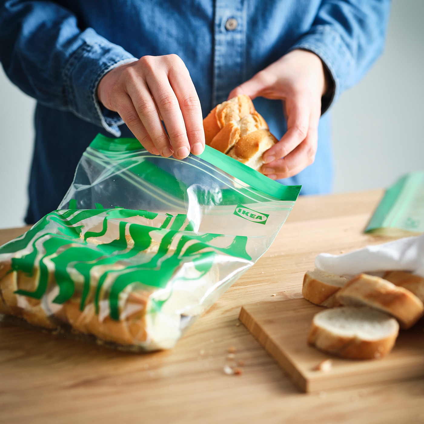 ISTAD IKEA Paket bağlanabilən, şəkilli/açıq-yaşıl 2.5 lt. (MƏHSUL SATIŞDA MÖVCUD DEYİL)