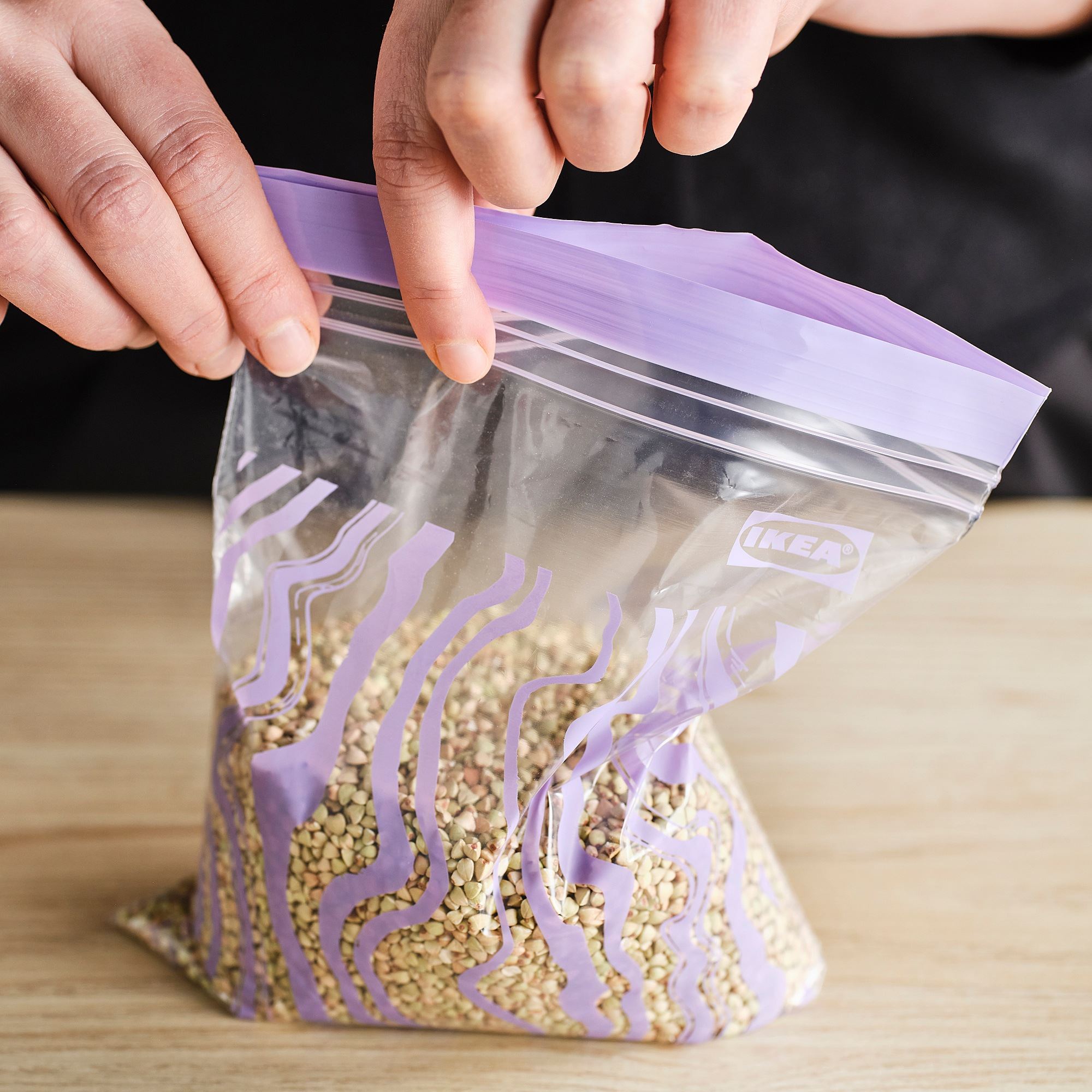 ISTAD IKEA Paket bağlanabilən, bənövşəyi, 1 lt, 20 ədəd (MƏHSUL SATIŞDA MÖVCUD DEYİL)