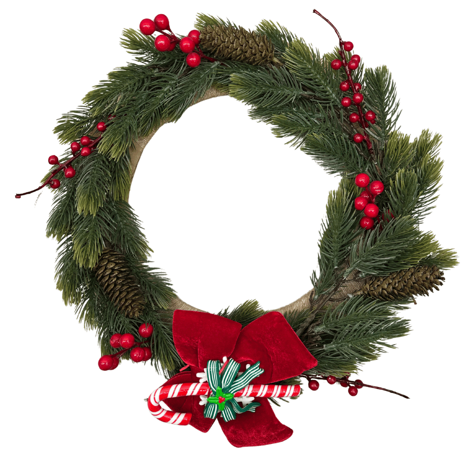 VINTER SCANDI çələng, əl işi, yaşıl, 40 sm.