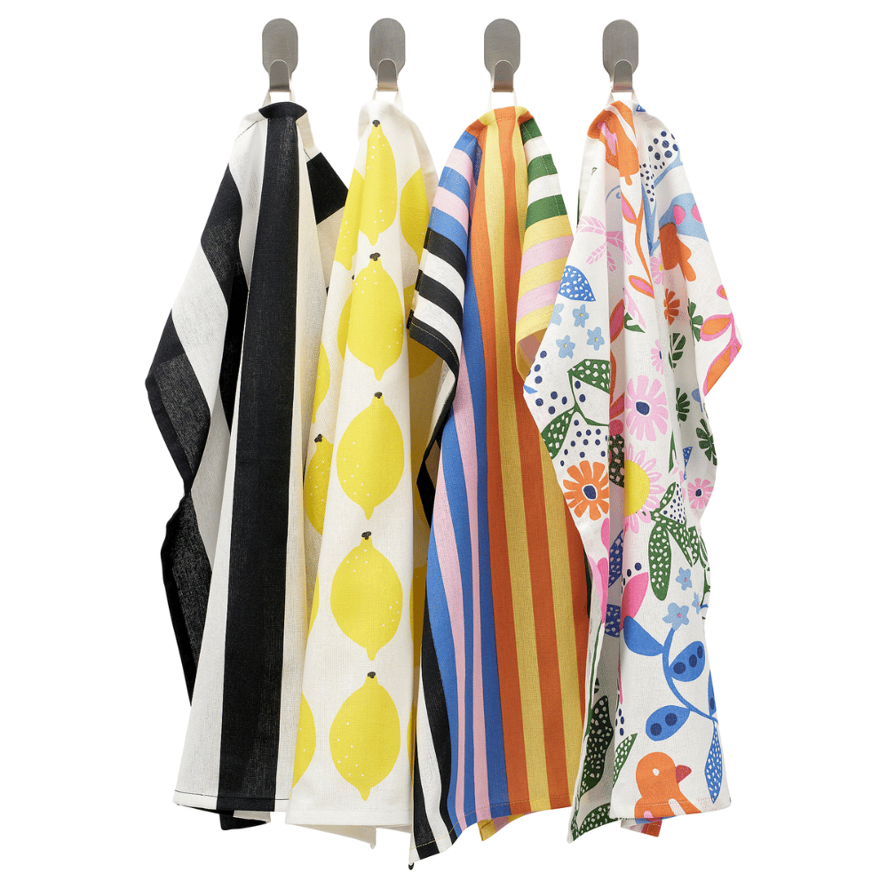 RINNIG IKEA Mətbəx dəsmalı, naxışlı çoxrəngli, 45×60 sm