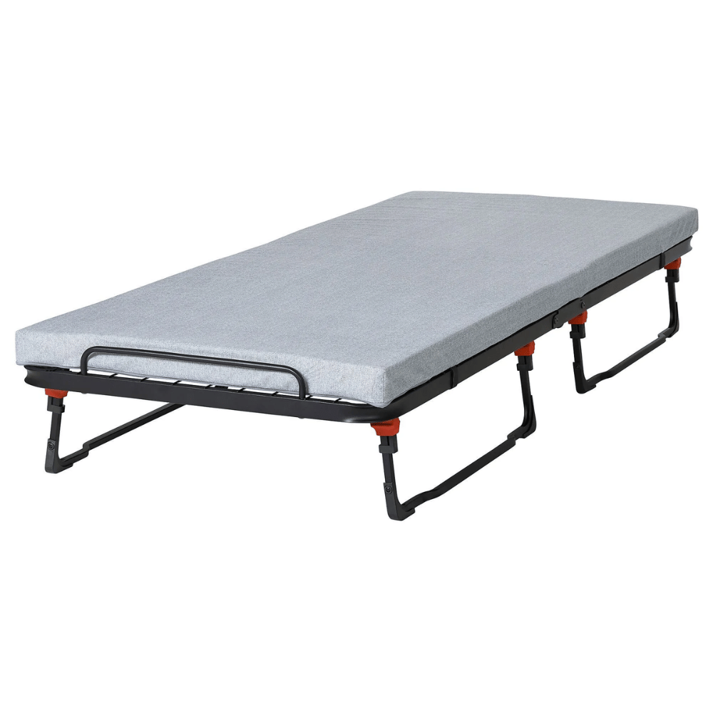 NORRUDDEN IKEA Qatlanan çarpayı, qara, 80x193 sm