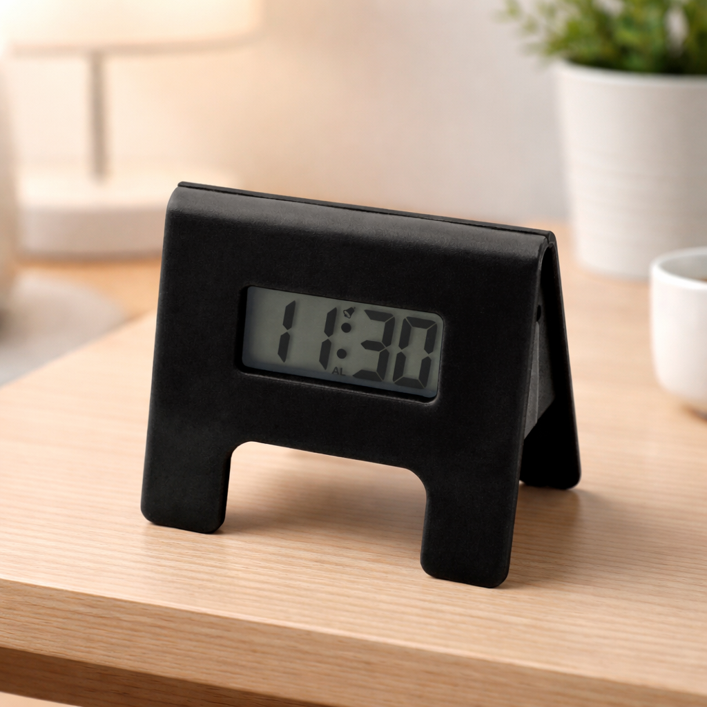 KUPONG IKEA Zəngli saat, qara, 4x6 sm