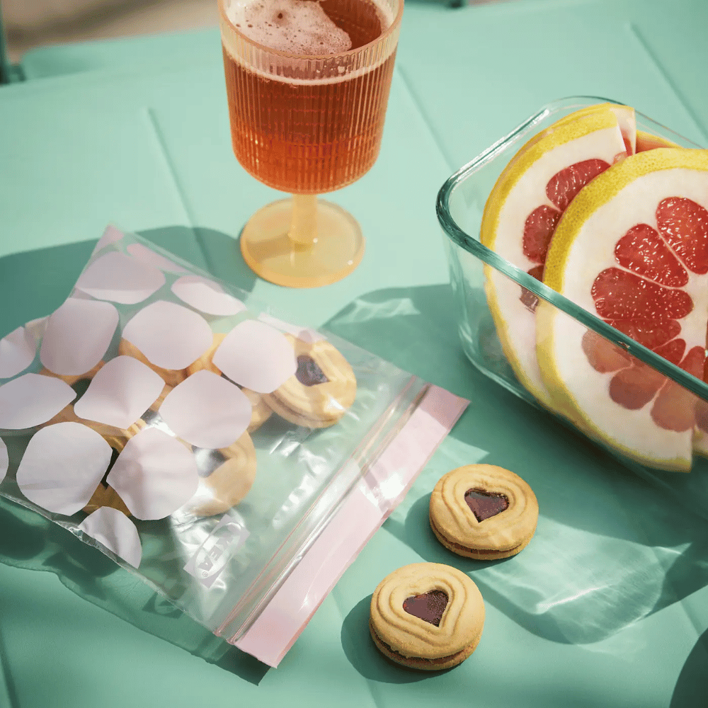 ISTAD IKEA Paket bağlanabilən, açıq çəhrayı, 1 lt, 25 ədəd