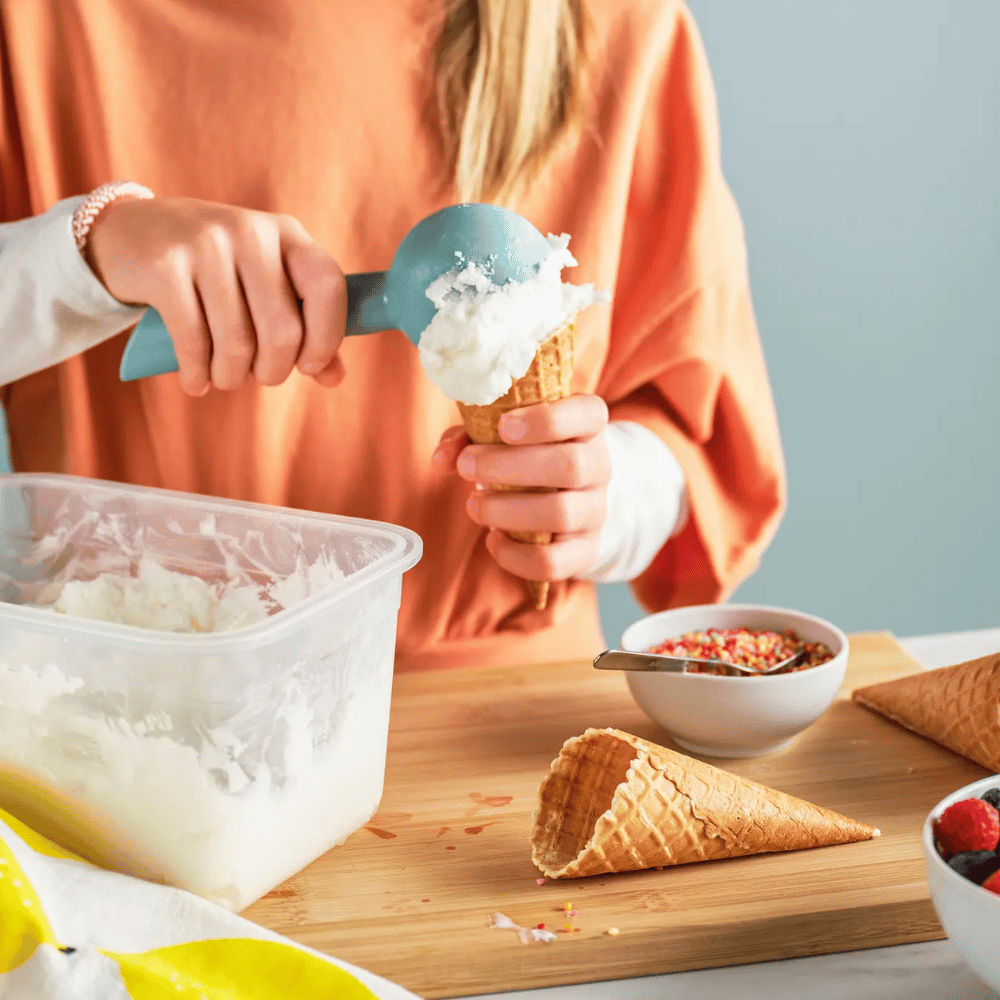 UPPFYLLD IKEA Dondurma qaşığı, açıq firuzəyi rəngdə