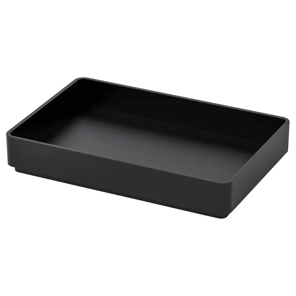 SKOGSVIKEN IKEA Podnos, qara, 10x15 sm