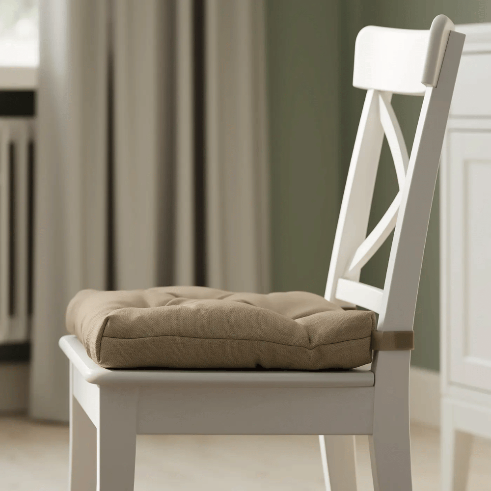MALINDA IKEA Stul döşəkçəsi, bej, 40/35x38x7 sm