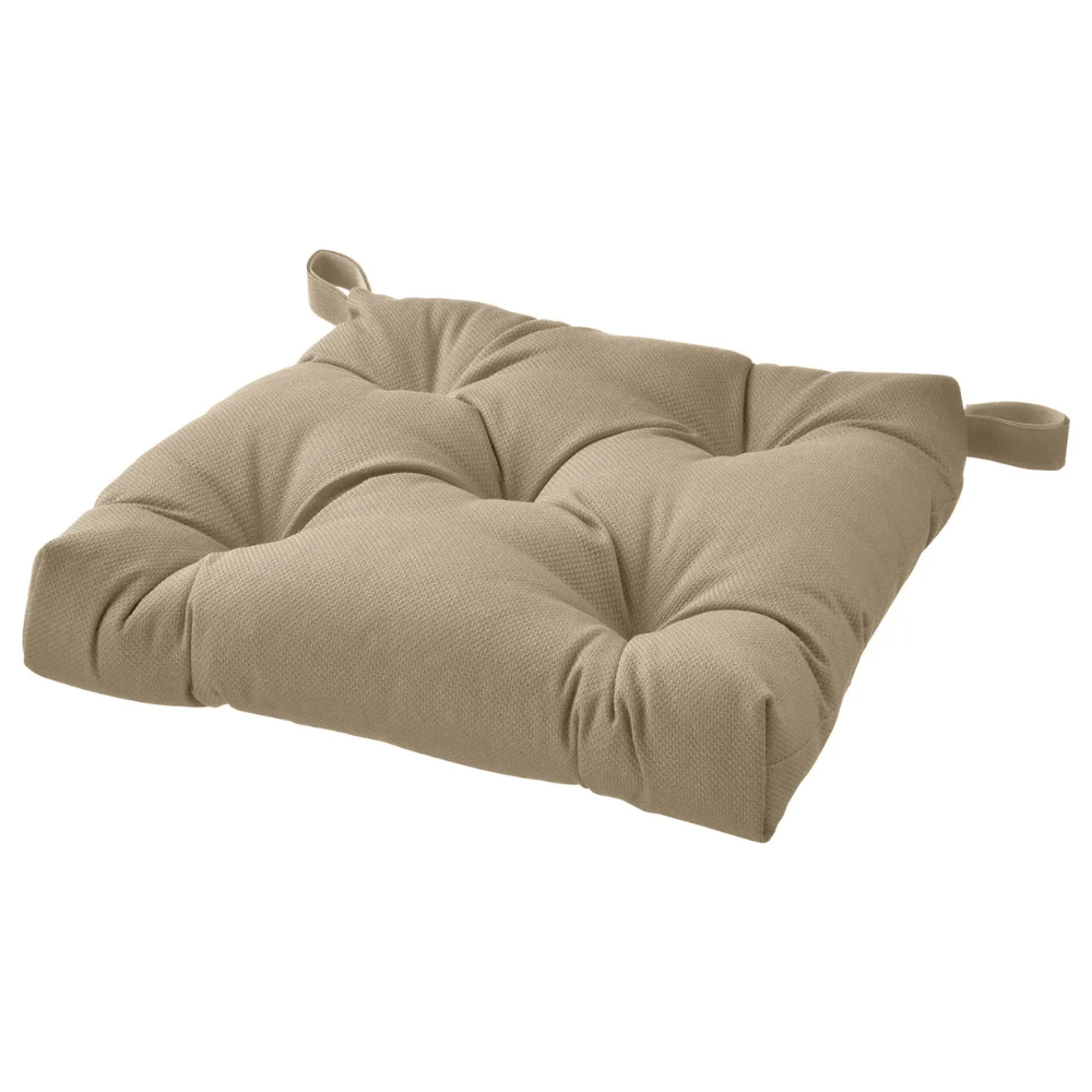 MALINDA IKEA Stul döşəkçəsi, bej, 40/35x38x7 sm