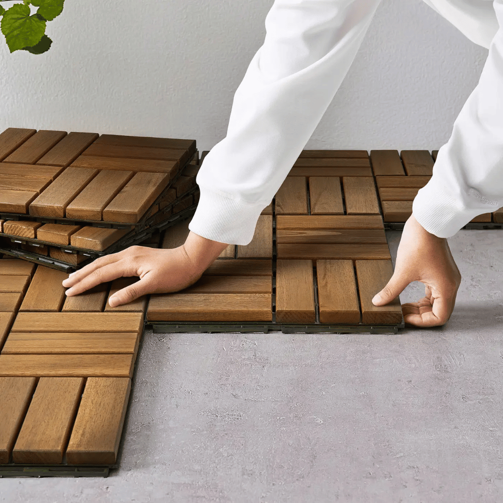 RUNNEN IKEA Yer döşəməsi, akasiya, 0.81 m²