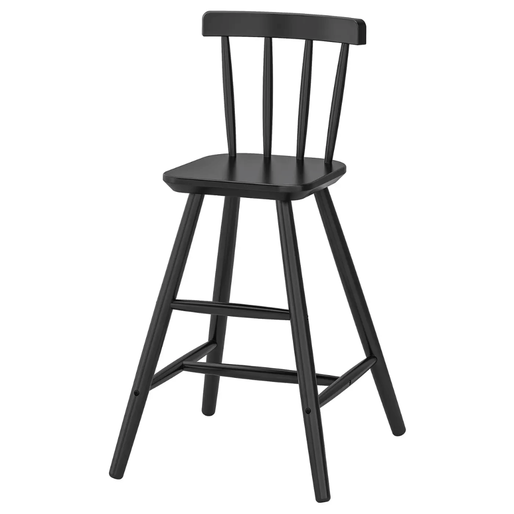 AGAM IKEA Uşaq stulu, qara